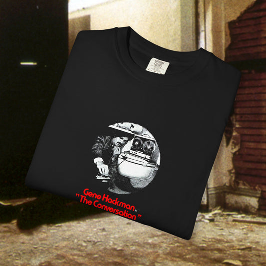 The Conversation Gene Hackman Francis Ford Coppola film t-shirt