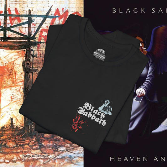 Sabbath Live Evil double sided heavy metal shirt