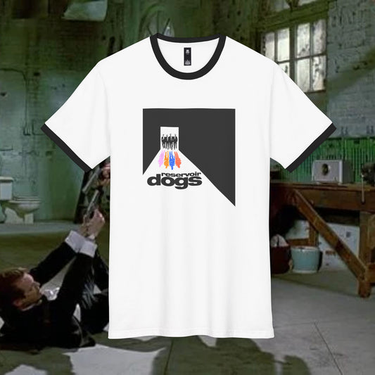 Reservoir Dogs Logo Ringer Tee | Quentin Tarantino Movie Shirt