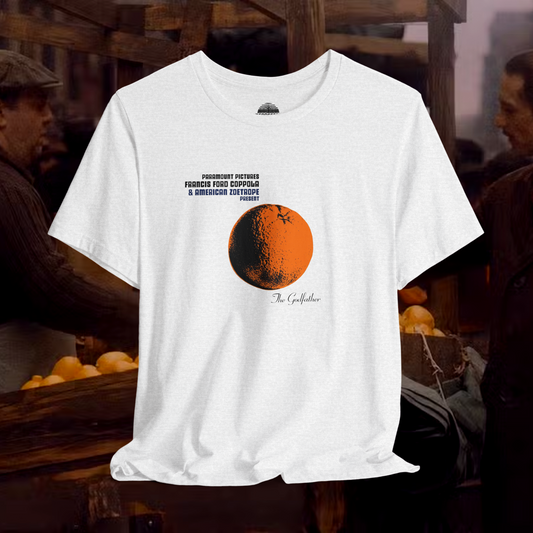 The Godfather Orange Parody Shirt, Velvet Underground Mashup Tee,  Funny Movie Music Fan Gift, Retro Film Art Graphic T-Shirt
